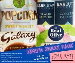 Cinema sack pack for Lyme Regis outdoor cinema film 20 June 2025 Lister Gardens